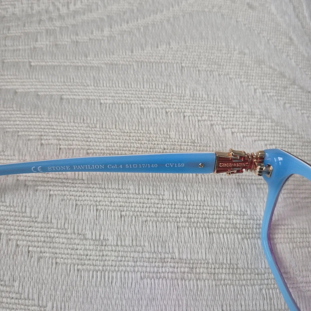 Coco Song Women's Eyeglasses CV159 Stone Pavilion Col 4 51/17/140 NEW With Case